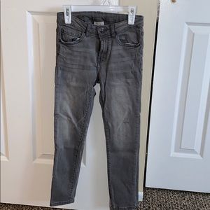 Boys grey distressed jean